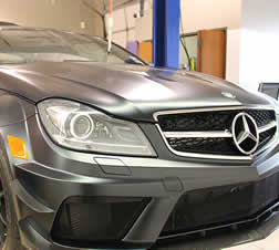 奔驰C63Pro shield施工案例