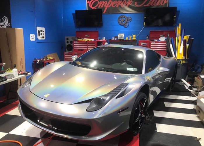 Pro shield改色膜：七彩镭射银