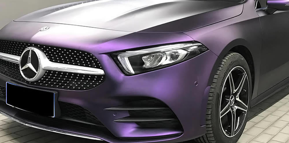 Pro shield改色膜奔驰A200L & 幽灵金属魅惑紫