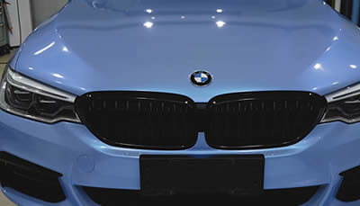 Pro shield改色膜：宝马五系 & 珊瑚灰魅蓝