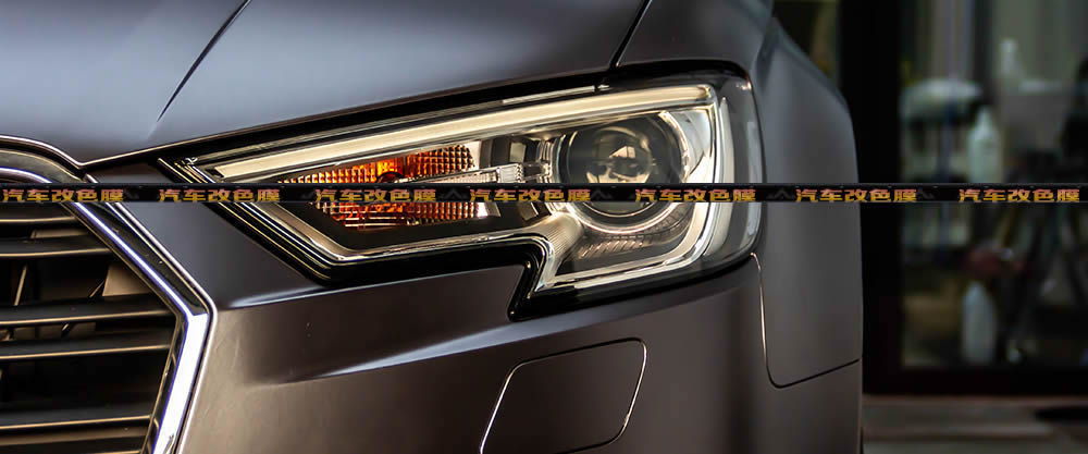 AE改色膜：奥迪A4L & 电光深邃灰