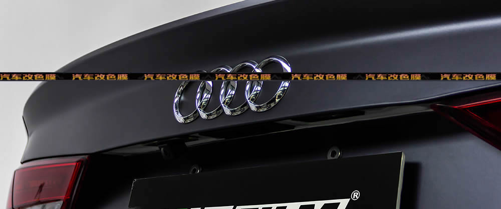 AE改色膜：奥迪A4L & 电光深邃灰