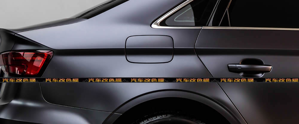 AE改色膜：奥迪A4L & 电光深邃灰
