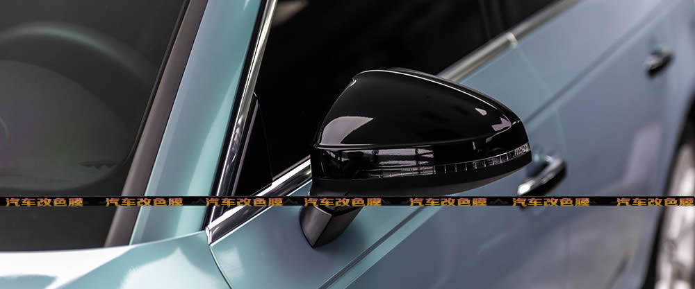 AE改色膜：奥迪A4L & 幻影灰魅绿